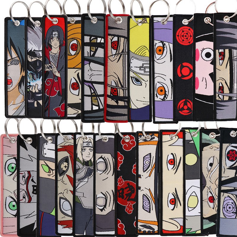 Women Accessories Sale - Gantungan Kunci Bordir Anime Naruto Gantungan