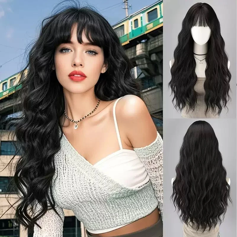 Wig rambut keriting panjang si - Women'S Accessories Clothing ulasan dan harga