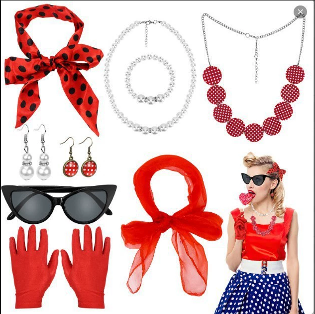Aksesori Kostum Wanita Tahun 1 - Women'S Accessories In The 1950S ulasan dan harga